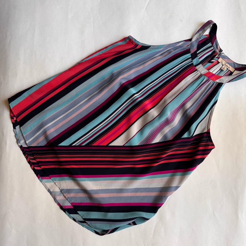 Multicolored Stripe Tank Top